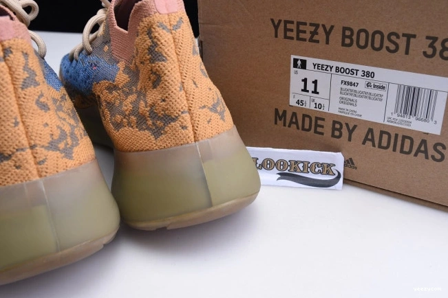 380 ADIDAS BLUE FX9847 YEEZY OAT REFLECTIVE BOOST 0306